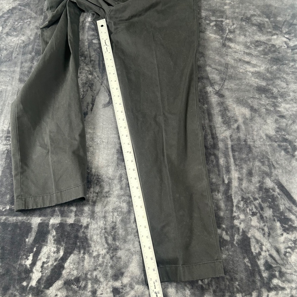 Brooks Brothers Advantage Chino Mens 34x32 Black Clark Fit Straight Leg Pants - Picture 4 of 8